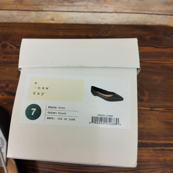 Women's "Kora" A.New Day Pointed Toe Ballet Flats - Picture 4 of 6